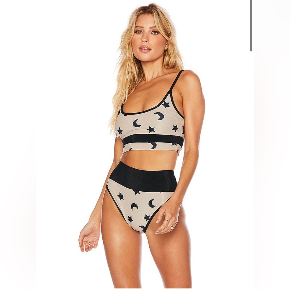 Beach Riot Moon and Stars Swim Bottom